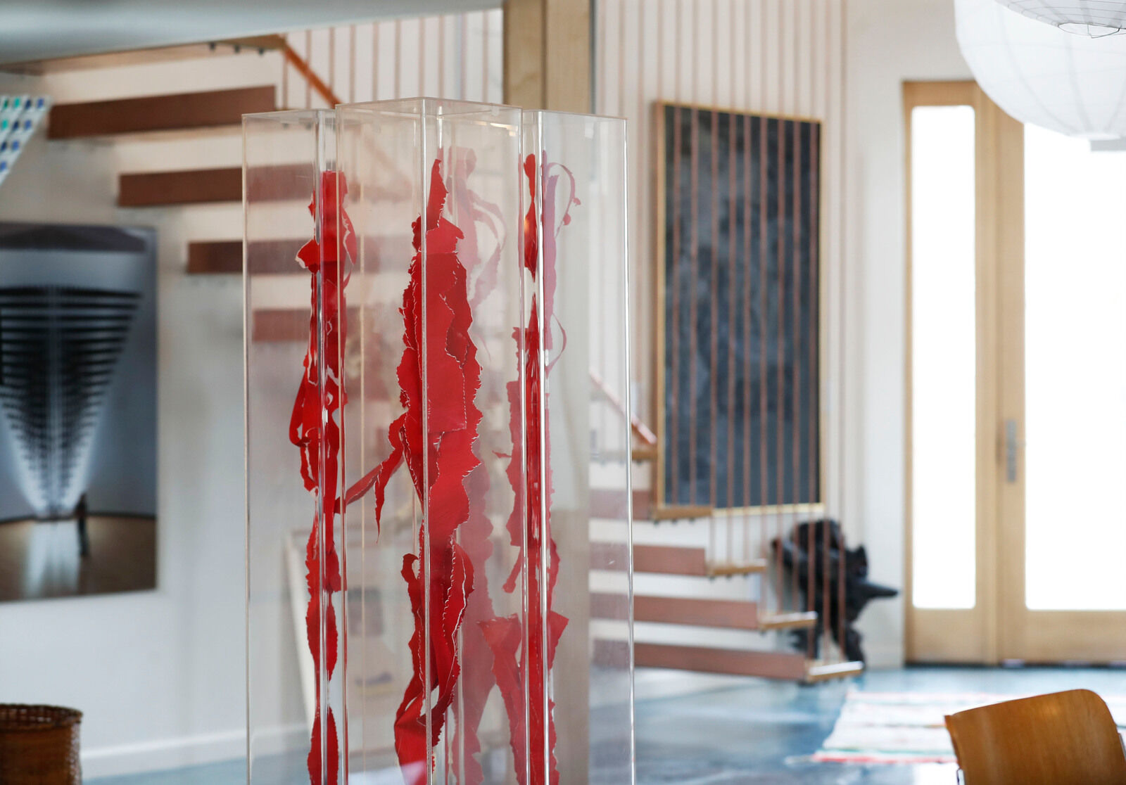 Red sculpture